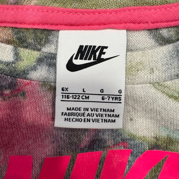 Nike Multicolor Sweatshirt and Gray Leggings Set - Picture 2 of 3